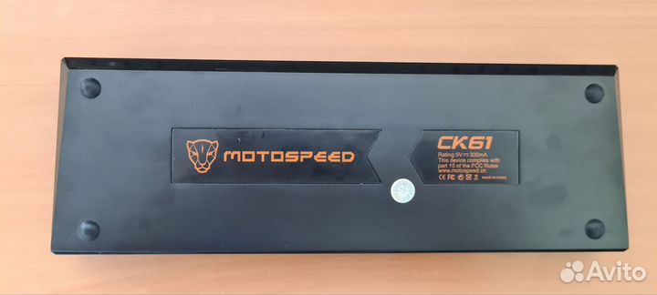 Игровая механическая клавиатура Motospeed CK 61