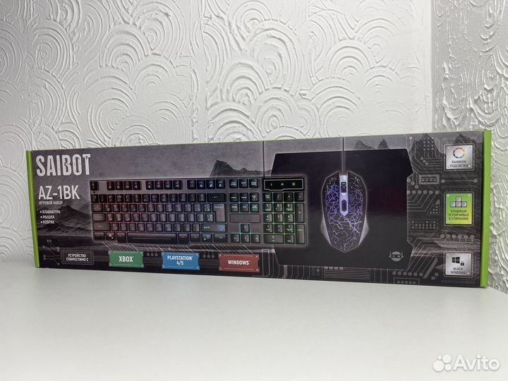 Игровой набор клавиатура + мышь