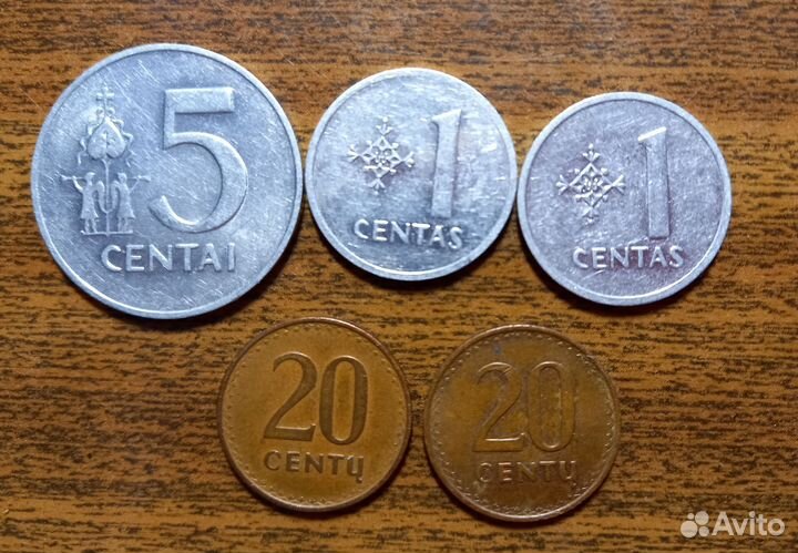 Монеты,Литва,Чехия,Грузия,Хорватия