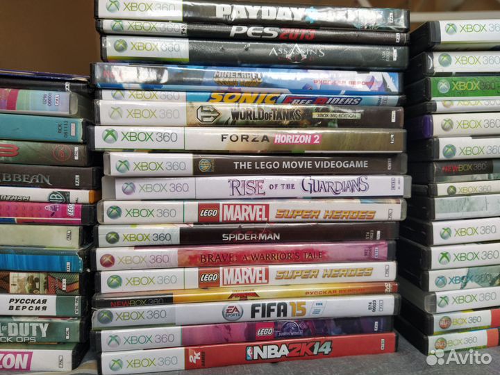 Xbox 360 + kinect + 2 геймпада + 45 игр