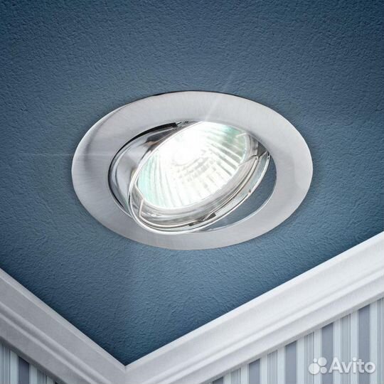 Светильник KL1A CH 50Вт MR16 12В точечный литой п