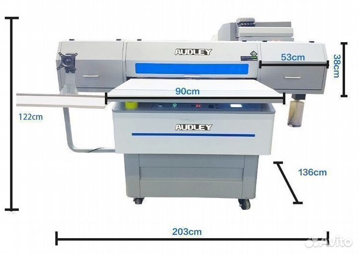 UV Принтер audley 9060, i3200*3