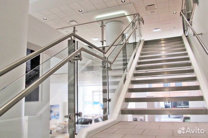 Перила из стекла