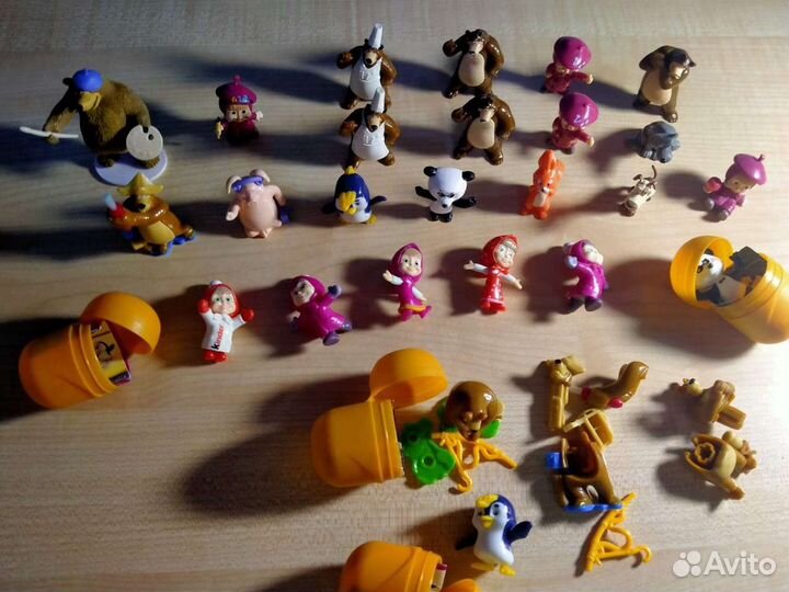 Коллекции киндеров из разных серий