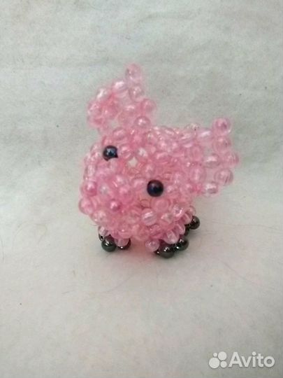 Брелок игрушка из бисера