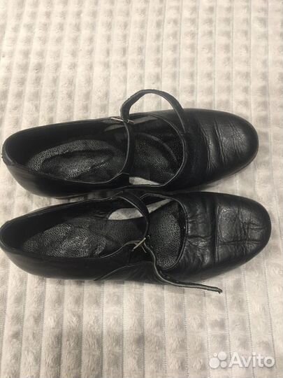 Туфли танцевальные народные чёрные