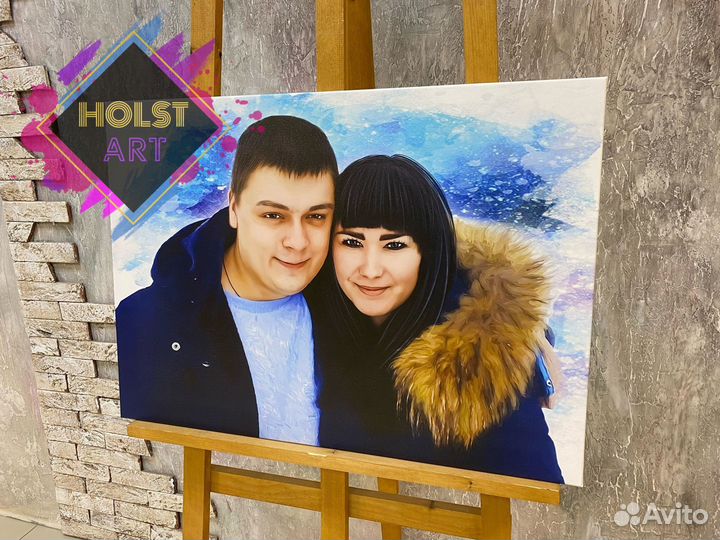 Портрет на холсте по фото