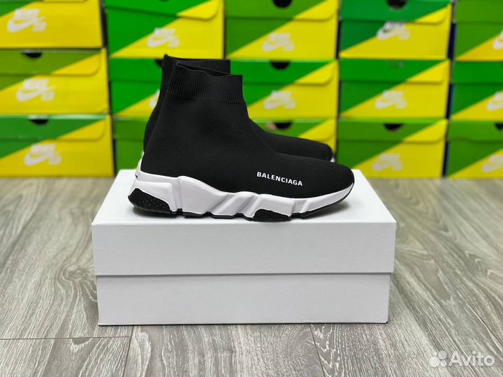 Кроссовки Balenciaga Speed Trainer Black White