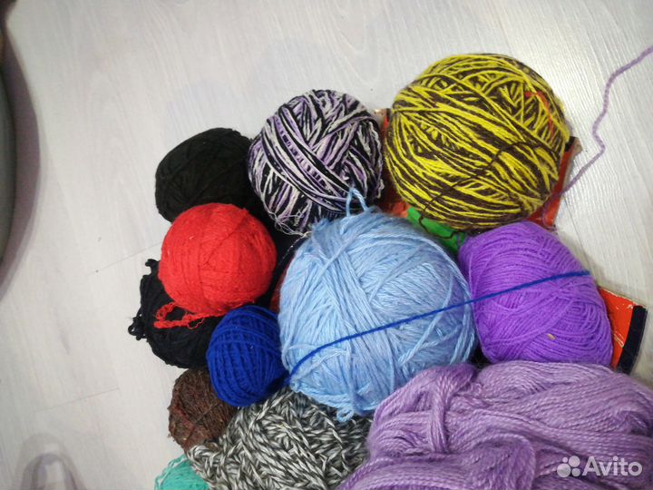 Пряжа нитки для вязания цена за все