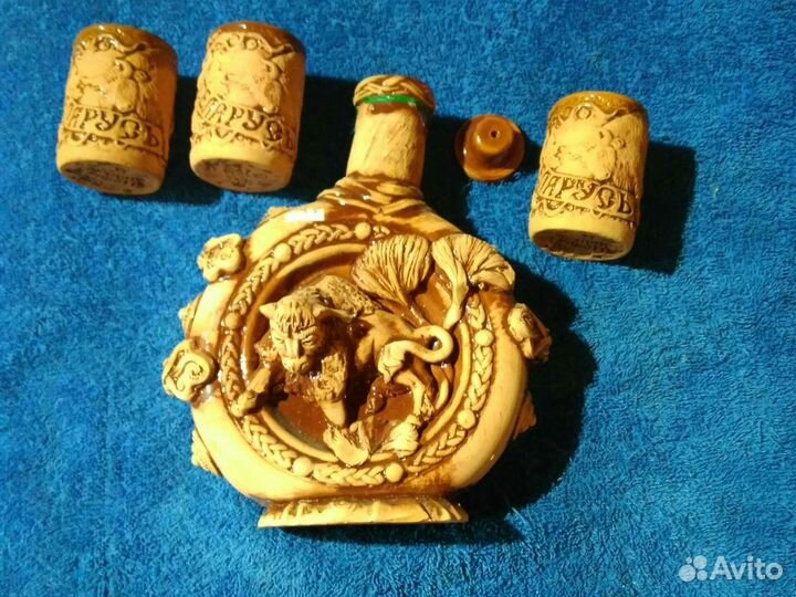 Штоф со стопками ручная работа Беларусь