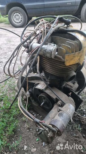 Двигатель от инвалидки со стартером