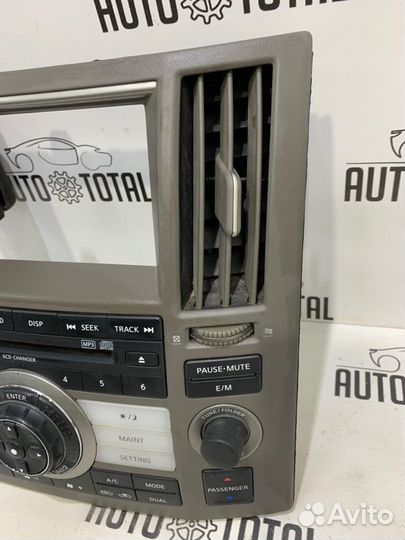 Панель управления магнитолой Infiniti Fx35 S50