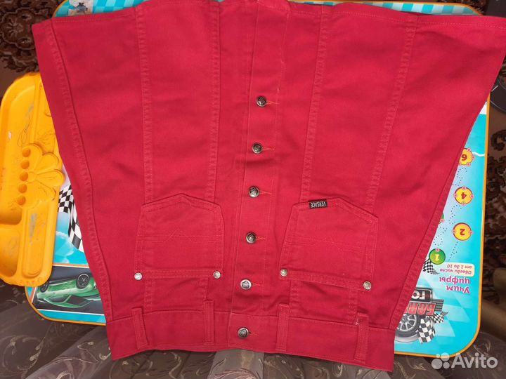 Юбка джинсовая Versace с жилеткой