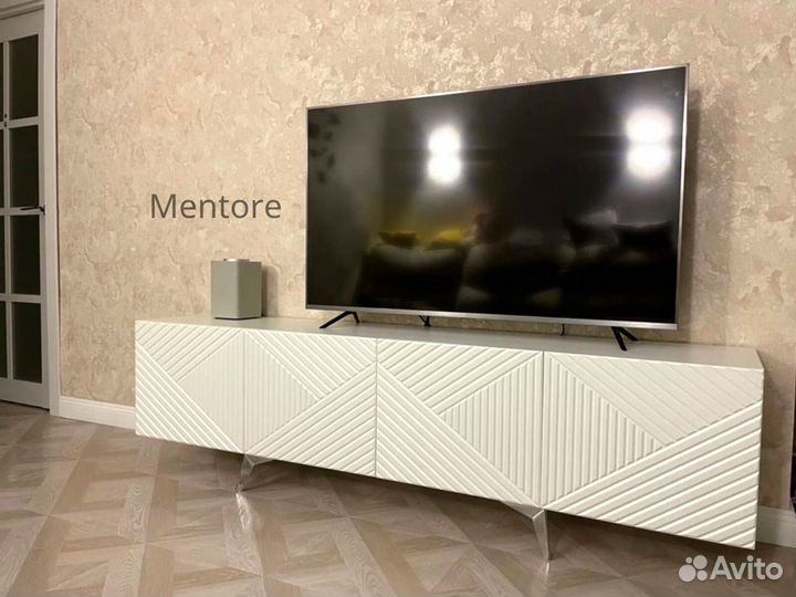 Тумба тв Bravo в белом цвете