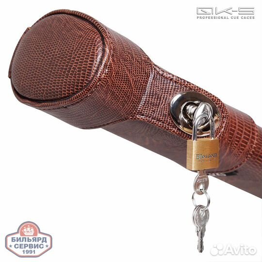 Тубус QK-S Musketeer 1x1 (коричневыи аллигатор)