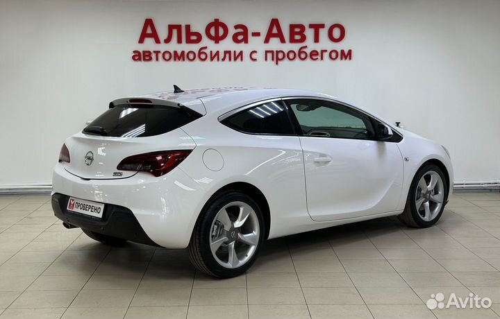 Opel Astra GTC 1.4 AT, 2012, 154 000 км