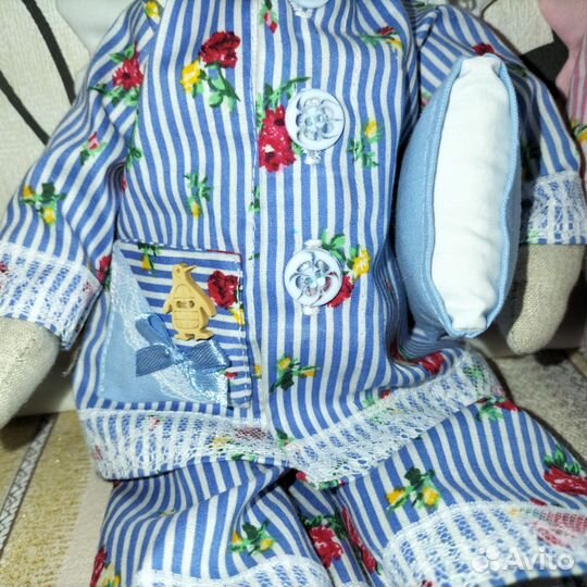 Игрушки Кукла Тильда Сплюшкин ручная работа