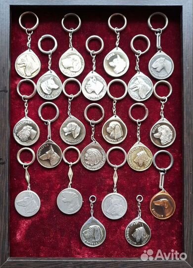 Жетоны с породами собак