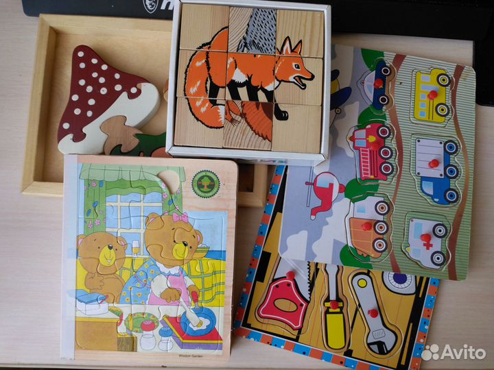 Деревянные развивающие игрушки