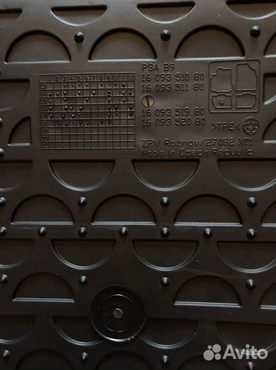 Коврики Peugeot Partner/ Citroen Berlingo