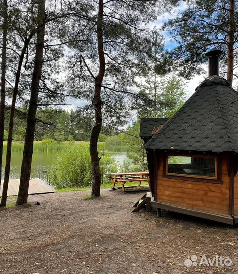 Дом 10м² на участке 1сот