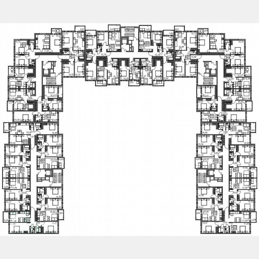 3-к. квартира, 79,7 м², 4/4 эт.
