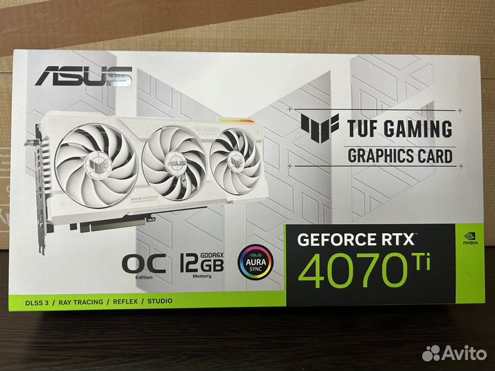Видеокарта rtx 4070ti asus TUF