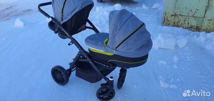 Коляска 2 в 1 для двойни