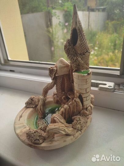 Грот для аквариума, замок