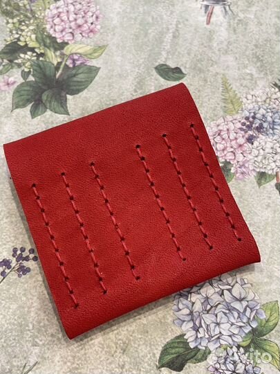 Игольница из натуральной кожи