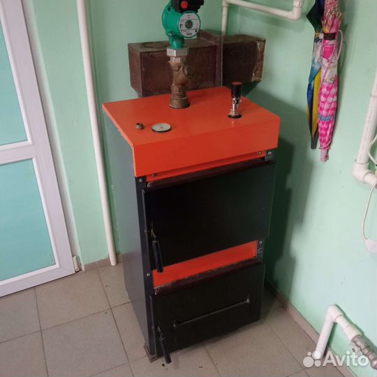 Твердотопливный котел