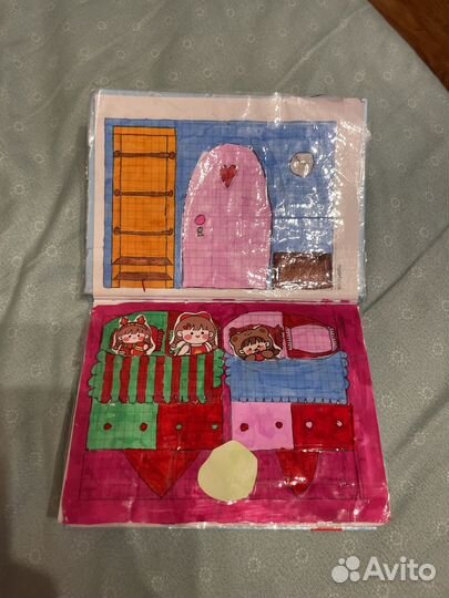 Домик в блокноте на заказ