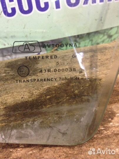 Стекло двери передней левой Daewoo Nexia