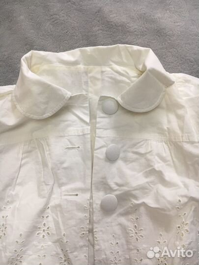 Костюм на девочку 42 размер х/б белый
