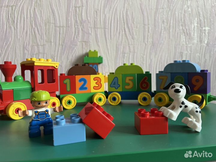 Набор Lego Duplo поезд считай и играй