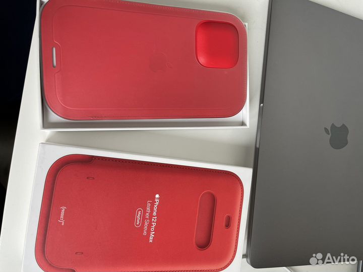 Чехол apple iPhone 12 pro max leather sleeve ориг