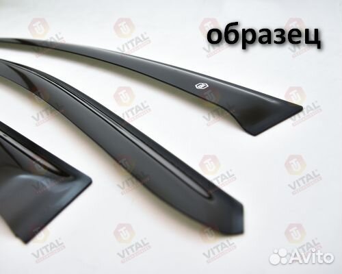 Дефлекторы окон (ветровики) Kia Rio