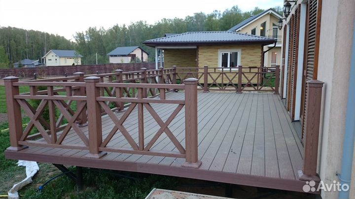 Террасная доска дпк 138х26х3000мм Графит