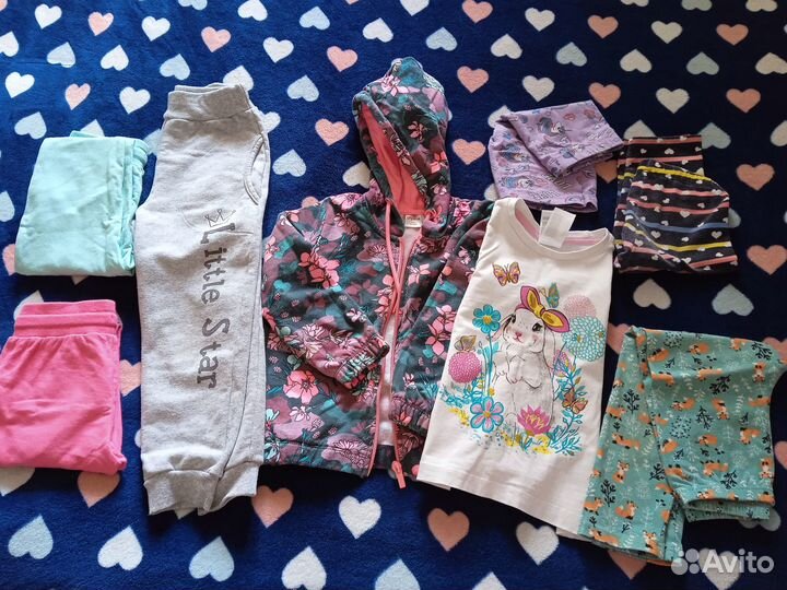 Вещи для девочки 98 104 большой пакет