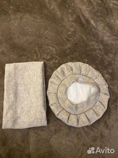 Берет и снуд для девочки