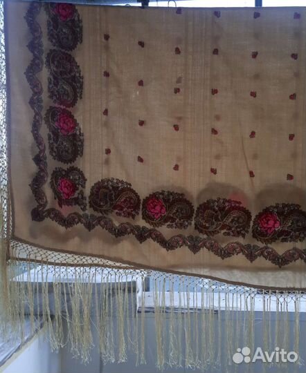 Платок шерстяной винтаж