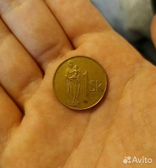 Монета Словацкая 93 г