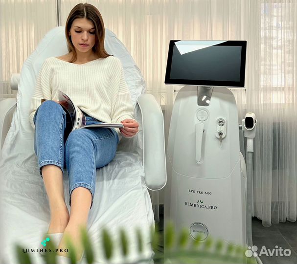 Диодный лазер для эпиляции Lumines Эво-Про 2400в