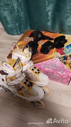 Роликовые коньки детские раздвижные 36-41