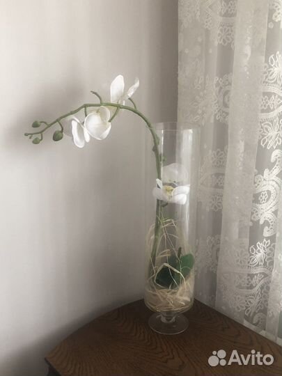 Ваза с искусственной орхидеей Италия