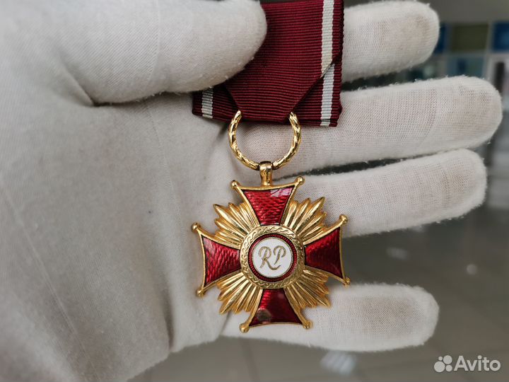 Крест за заслуги 1ой степени Польша дефект