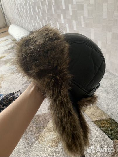 Шапка ушанка мужская