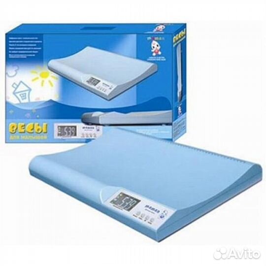 Весы детские электронные Maman голубые
