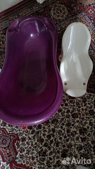 Ванночка для купания с горкой