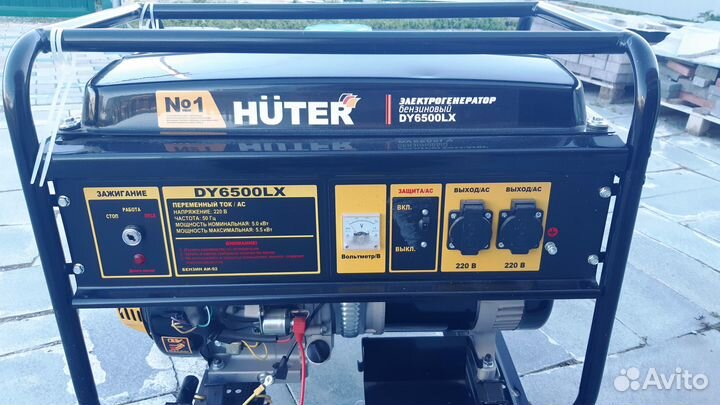 Генератор бензиновый huter DY 6500 LX электростарт